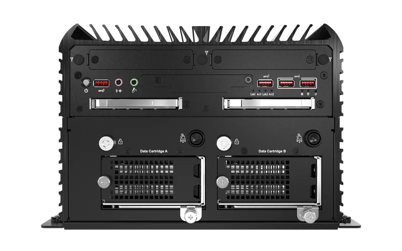 RCO-6000-CML-4NH AI Edge Inference Computer w/ LGA 1200 for Intel 10th Gen CPU & W480E PCH, 4x U.2 15mm NVMe, Hardware R