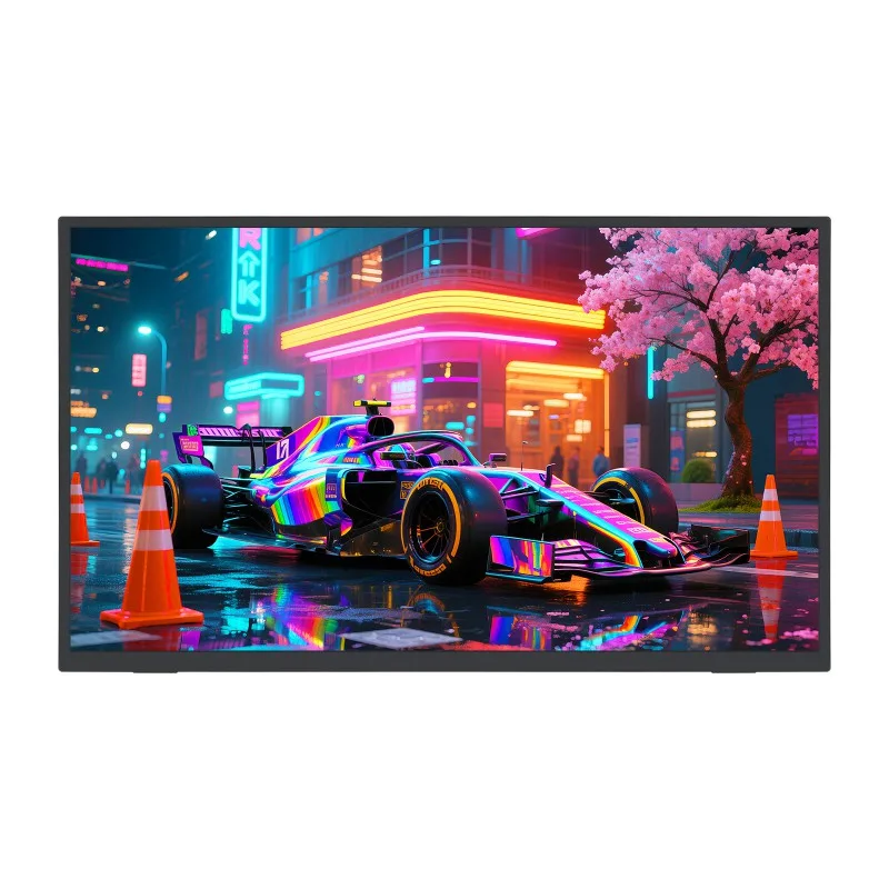 Портативный монитор Luckfox 18,5 дюйма, 4K с подставкой, 3840 × 2160, частота обновления 60 Гц, угол обзора 178 °, экран IPS, полнофункциональный интерфейс Type-C, без сенсорного управления