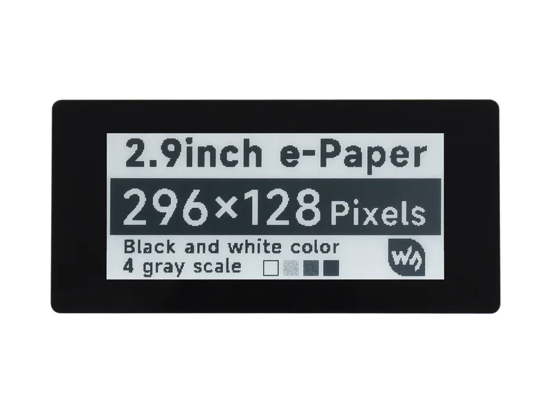 2,9-дюймовый сенсорный E-Paper E-Ink Display HAT для Raspberry Pi, 5-точечный емкостный сенсорный экран, 296 × 128, черный / белый, SPI