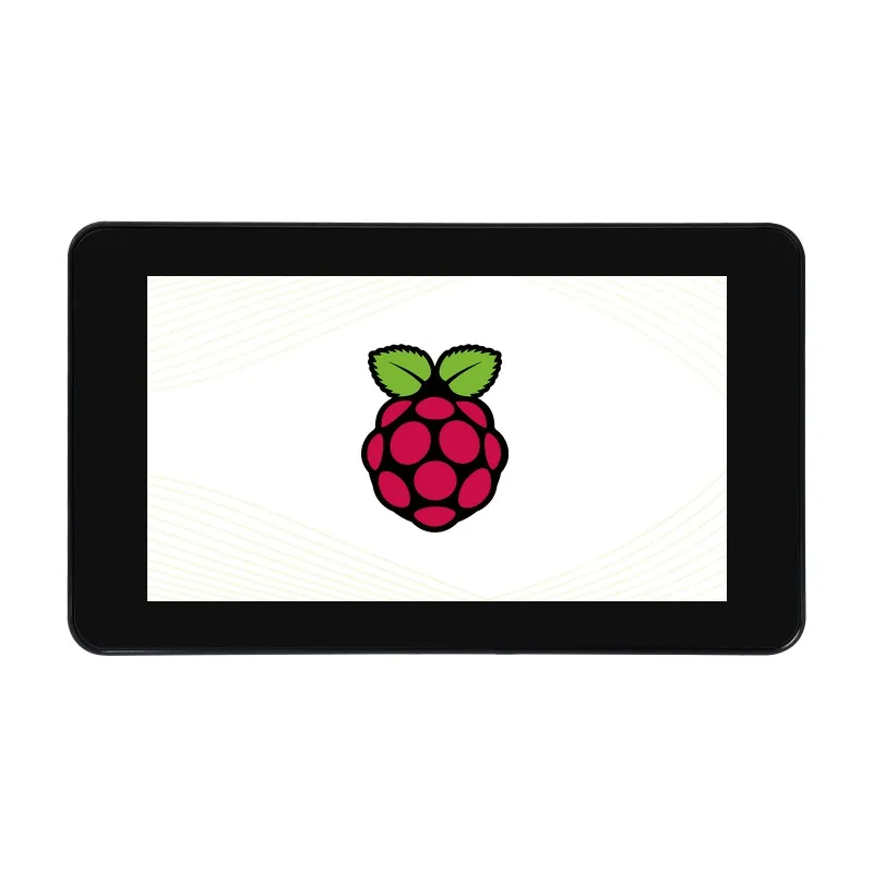 7-дюймовый емкостный сенсорный дисплей для Raspberry Pi, с защитным чехлом, интерфейс DSI, 800×480