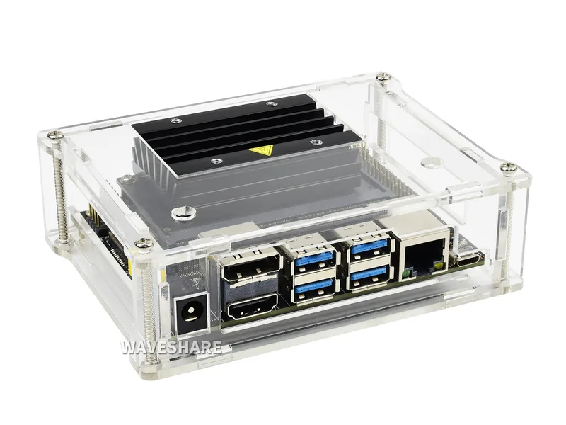 Прозрачный акриловый чехол для Jetson Nano