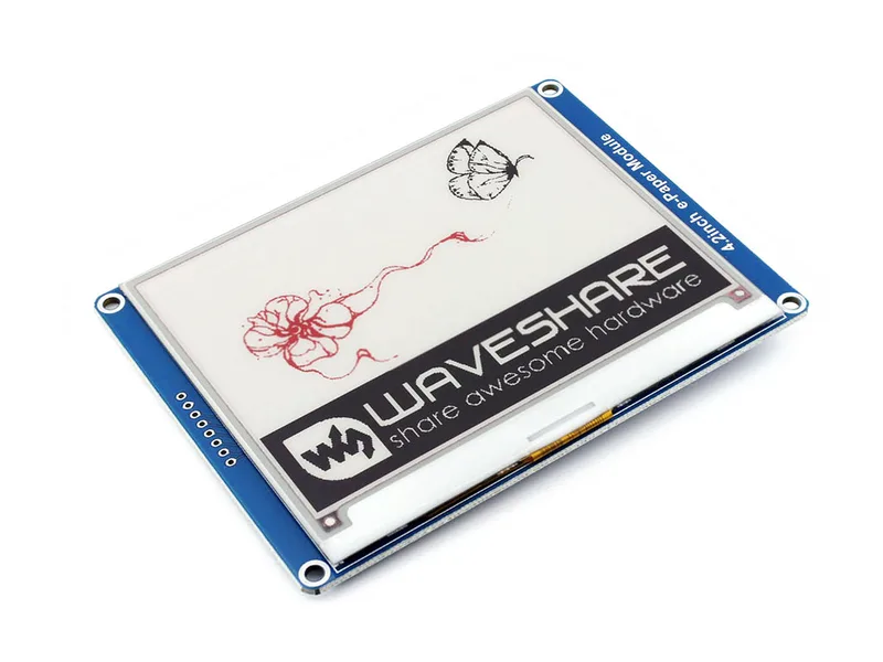 400x300, модуль дисплея E-Ink 4,2 дюйма, трехцветный