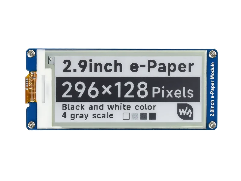 296x128, 2,9-дюймовый дисплейный модуль E-Ink