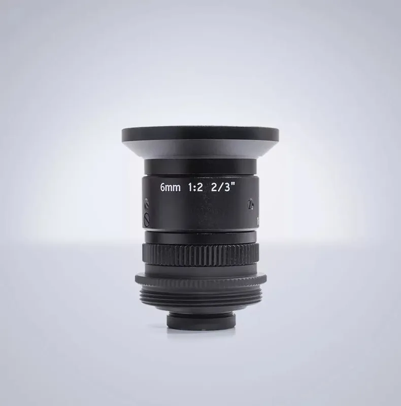 Universe Compact C-Mount 5MP 2/3″ 6mm f/2.0