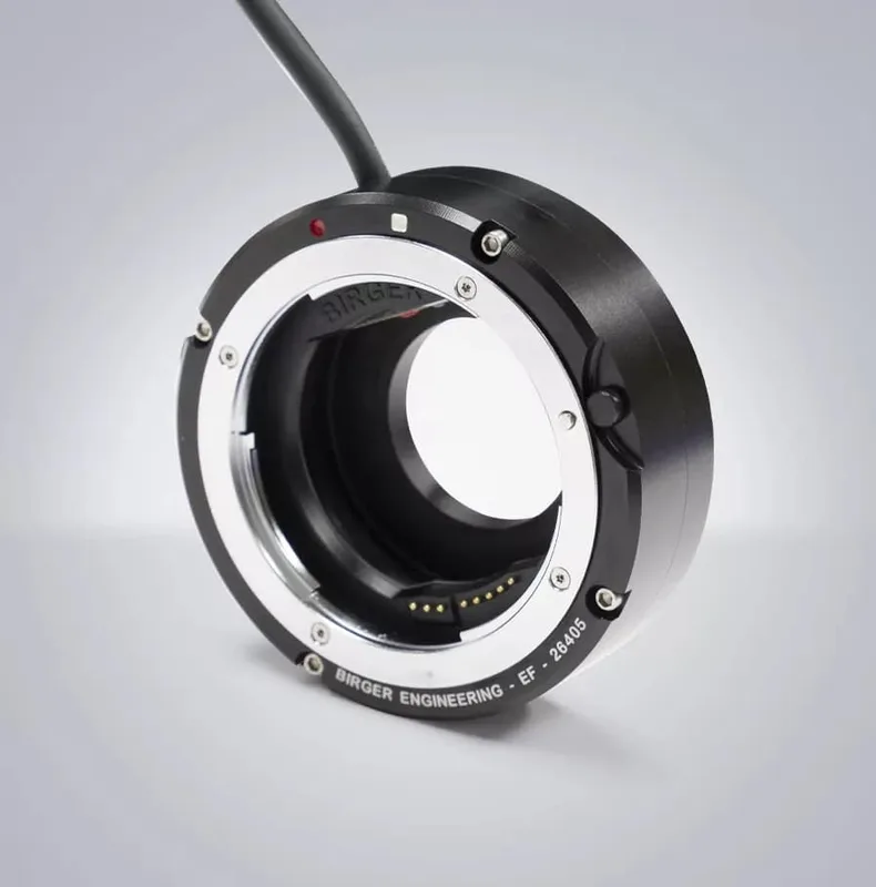 TFL-Mount to Canon EF-Mount (w/ GPIO and Power) Birger Adapter