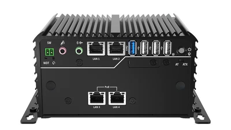 RCO-1000-J1900-30G-2P Industrial Computer with Intel® Celeron® J1900 Processor, Dual PoE, Power Ignition