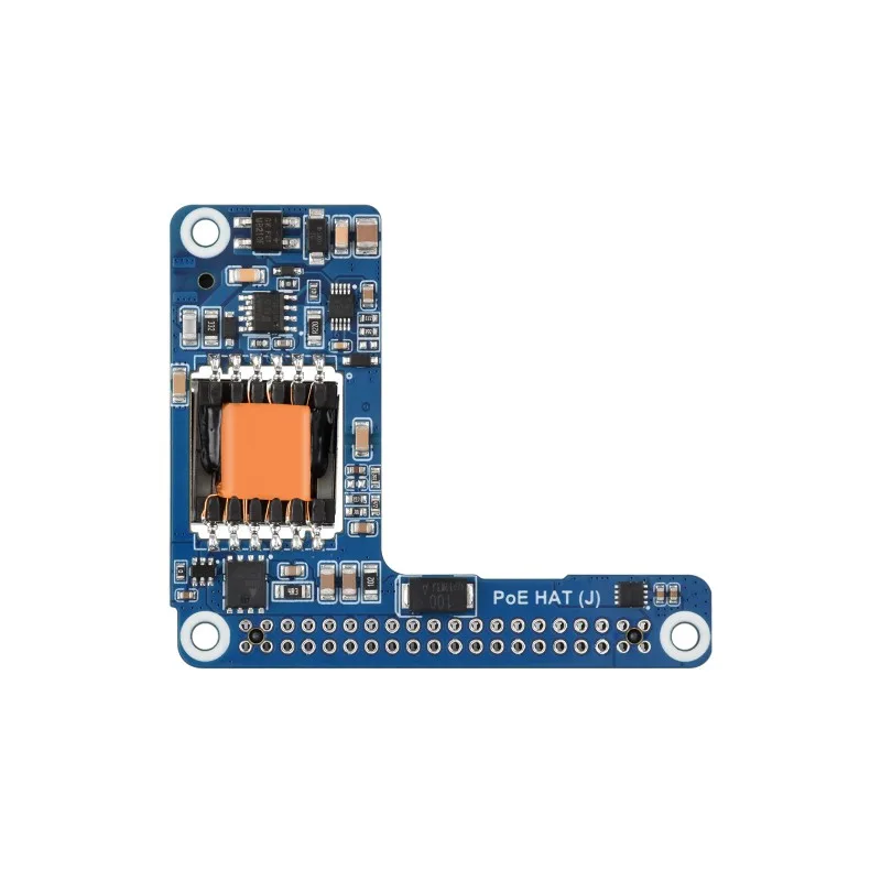 PoE/PoE+ HAT (J) для Raspberry Pi 5/CM 5, выход 5 В/5 А, стабильная производительность, изолированный импульсный источник питания