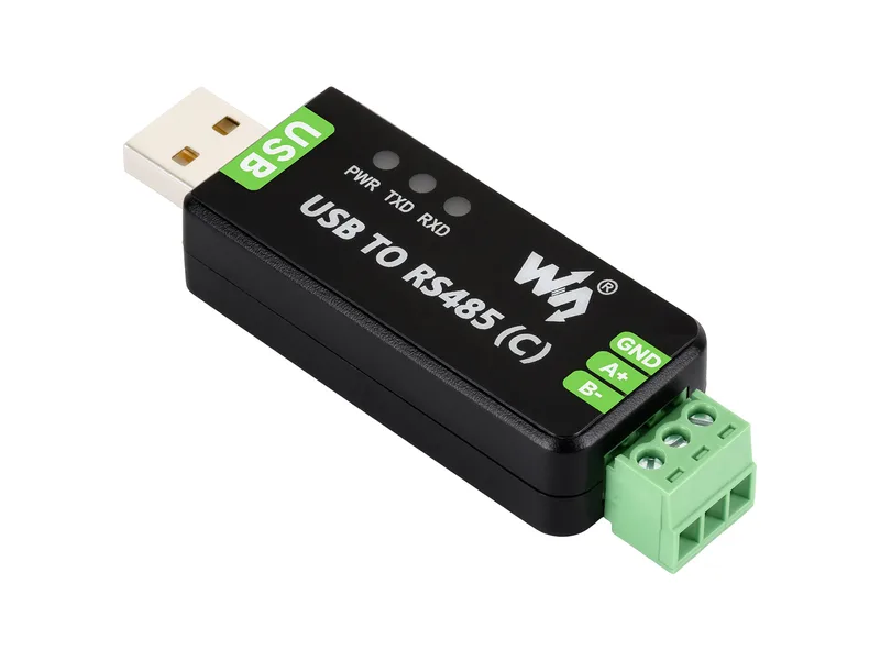 Изолированный двунаправленный преобразователь USB в RS485 (C) промышленного класса, чип FT232RNL, встроенный изолированный приемопередатчик и TVS, расстояние передачи RS485 до 1,2 км