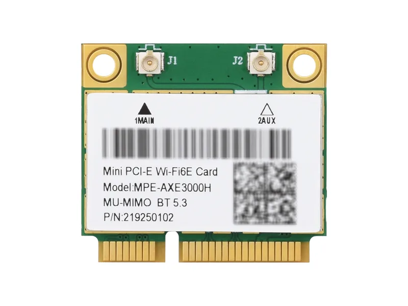 Беспроводная сетевая плата MINIPCIE AX210, гигабитный трехдиапазонный Wi-Fi 6E, стандарт 802.11AX, Bluetooth 5.3
