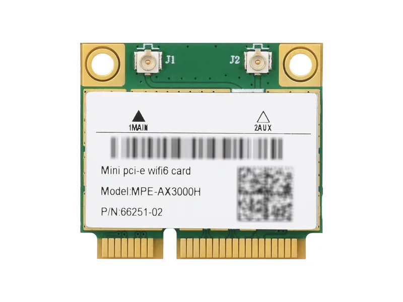 Беспроводная сетевая карта MINIPCIE AX200, гигабитный двухдиапазонный Wi-Fi 6, стандарт 802.11AX, Bluetooth 5.2
