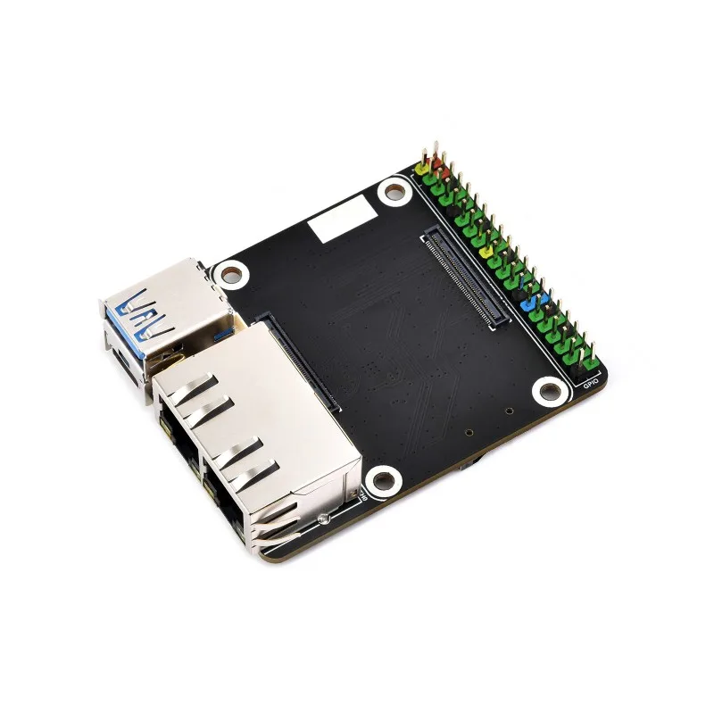 Мини-базовая плата Dual Gigabit Ethernet/комплект мини-компьютера, предназначенный для вычислительного модуля Raspberry Pi 5 (не входит в комплект), для всех вариантов CM5