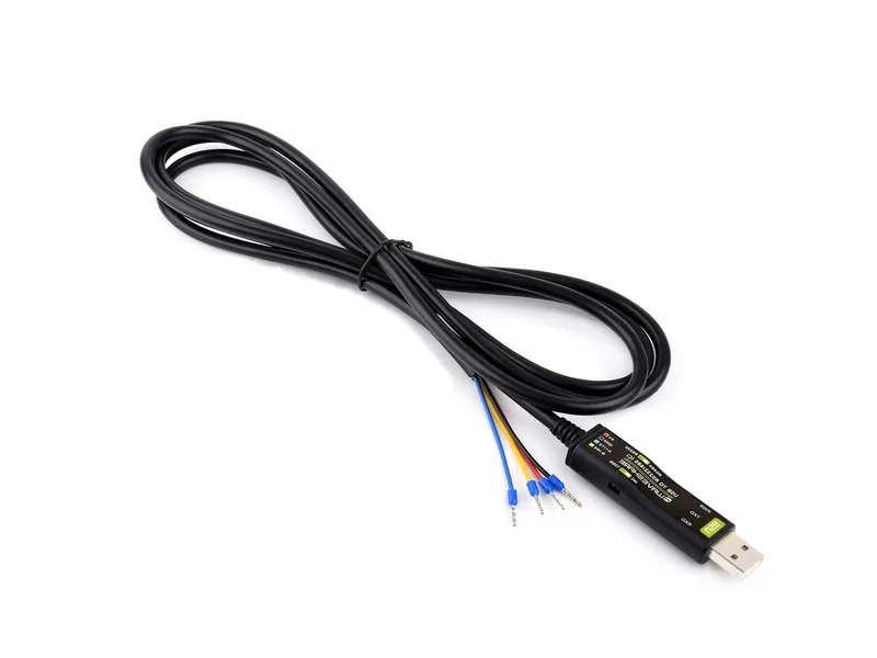 Последовательный кабель USB-RS232/485, оригинальный чип FT232RNL, встроенные индикаторы питания и сигнала, совместимость с несколькими ОС и применимость к нескольким устройствам