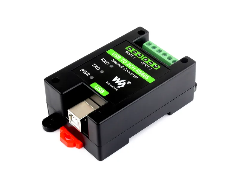 USB TO 2CH RS485 изолированный преобразователь промышленного класса, адаптер USB-RS485, встроенный оригинальный чип FT2232HL, стабильная и надежная связь