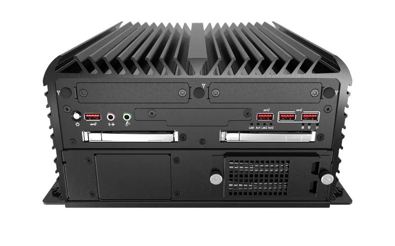 RCO-6000-CML-2-2B15M AI Edge Inference Computer W/ LGA 1200 for Intel 10th Gen CPU & W480E PCH, 2x LAN, 2x 15mm HDD, 1x