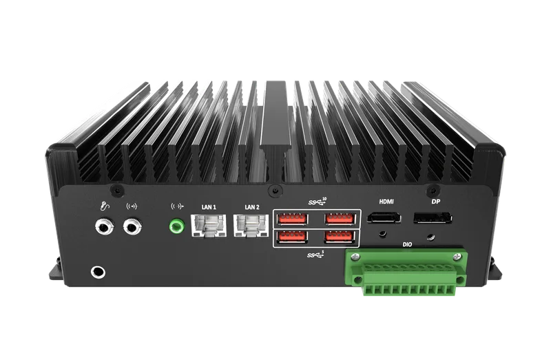BCO-1000-ADLN_2L Fanless Mini Computer with 12th Gen Intel® IoTG N97 Processor, 1x DP, 1x HDMI, 2x COM, 2x LAN, 1x 2.5"