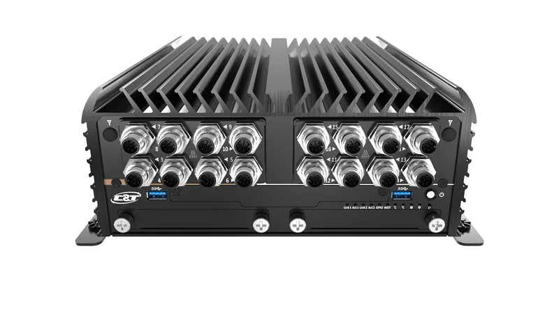 ACO-6000-KBL-16XM12 Surveillance Applied Computer with 6th/7th Gen Intel® Core™ Processor and Q170 PCH, 2x LAN, 16x M12