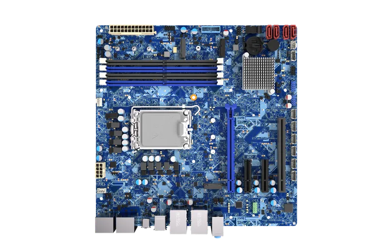 CT-MBL01 MicroATX Industrial Motherboard with LGA 1700 for Intel® Core™ Series 2/14th/13th/12th Gen Processors, Q670E PC