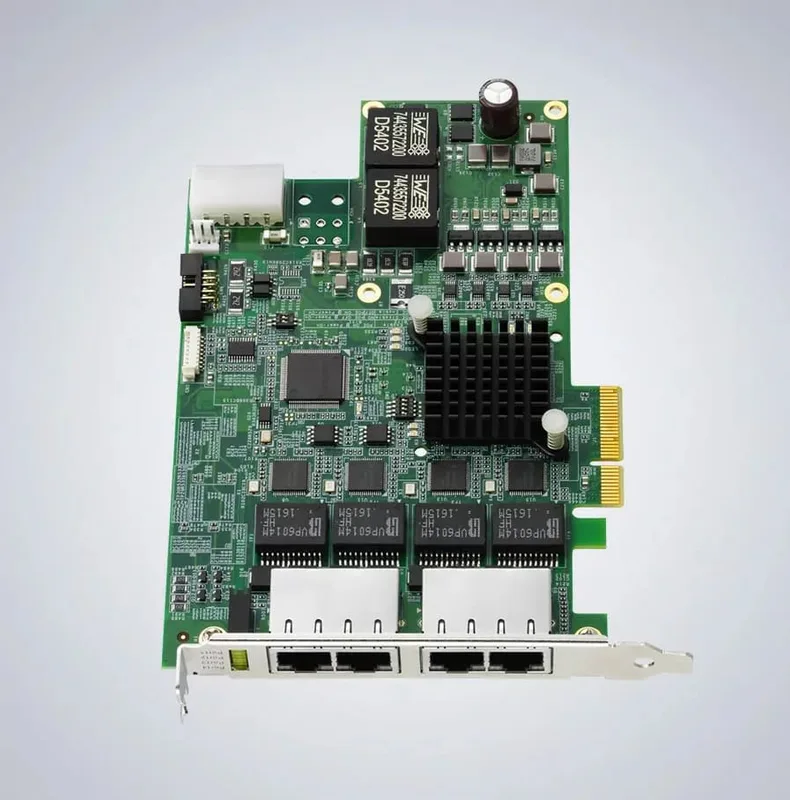 ADLINK 4-CH PCIe GigE Vision PoE+ Card
