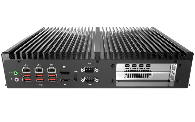 BCO-6000-RPL Industrial Computer with 12th/13th Gen Intel® IoTG Processor, 2x DP, 1x HDMI, 2x COM, 3x LAN, 1x PCIe x16 (