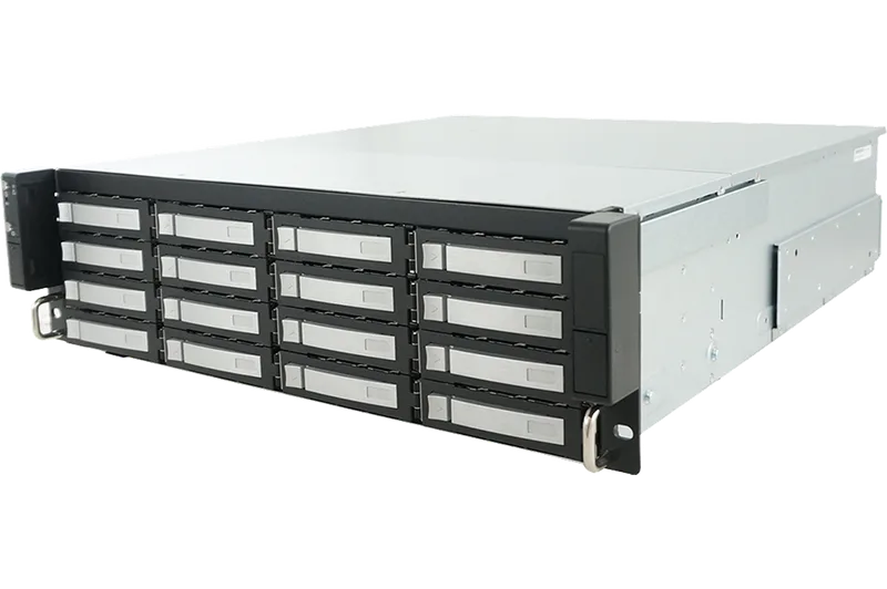DSS316J-S3 3U 16 BAYS 3.5' HDD 12G SAS DUAL EXPANDER JBOD 500W HRP