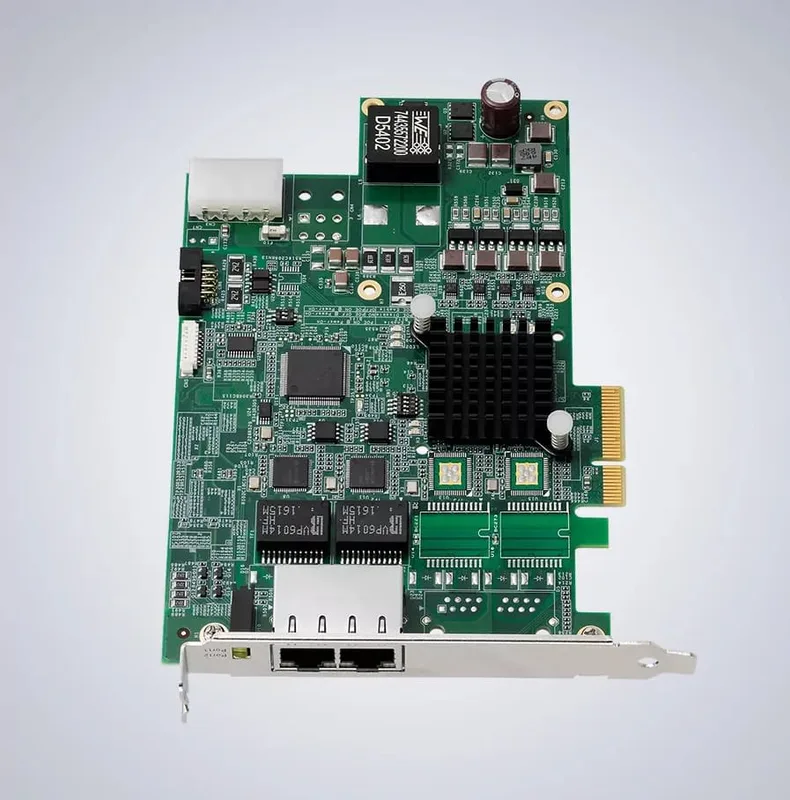 ADLINK 2-CH PCIe GigE Vision PoE+ Card
