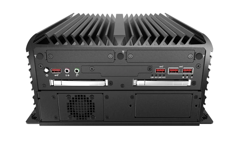 RCO-6000-CML-2-2PWR AI Edge Inference Computer with LGA 1200 for Intel 10th Gen Processor and W480E PCH, 1x PCIe x16, 1x