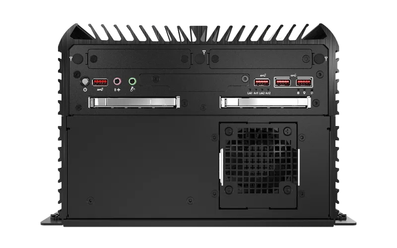 RCO-6000-CML-4N2060S AI Edge Inference Computer w/ LGA 1200 for Intel 10th Gen CPU & W480E PCH, 4 Bay U.2 7mm, RTX 2060S