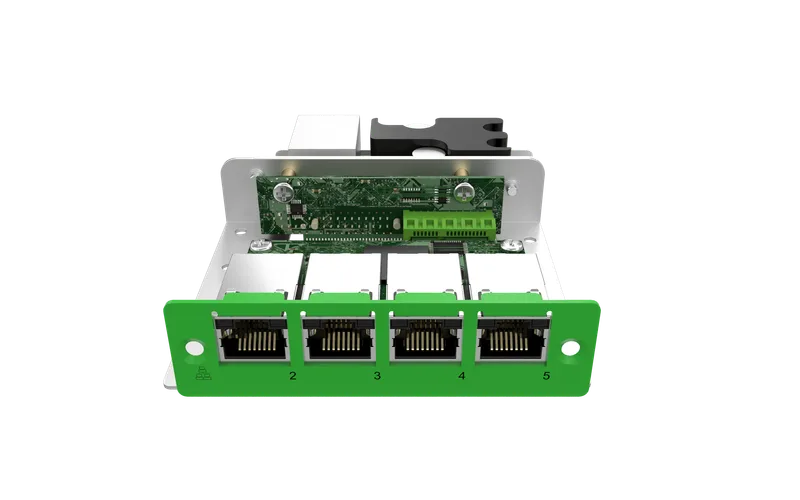 EBIO-4ETH-POE-J EDGEBoost I/O Module with 4x PoE Ports