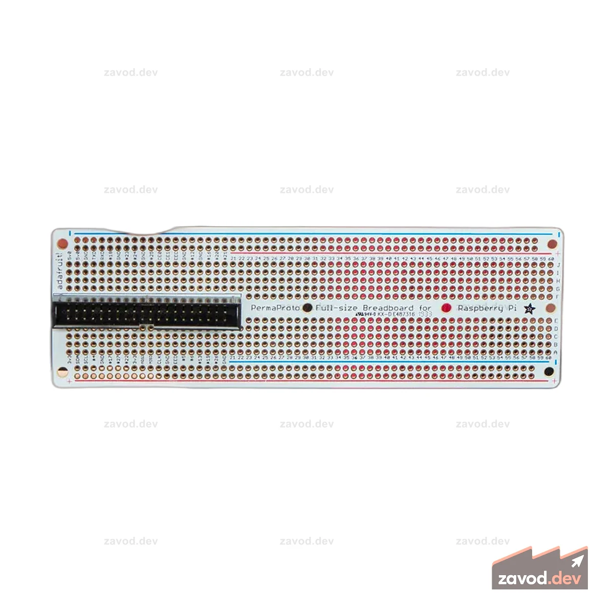 Adafruit Perma-Proto 40-контактный макет печатной платы Raspberry Pi — с разъемом 2x20