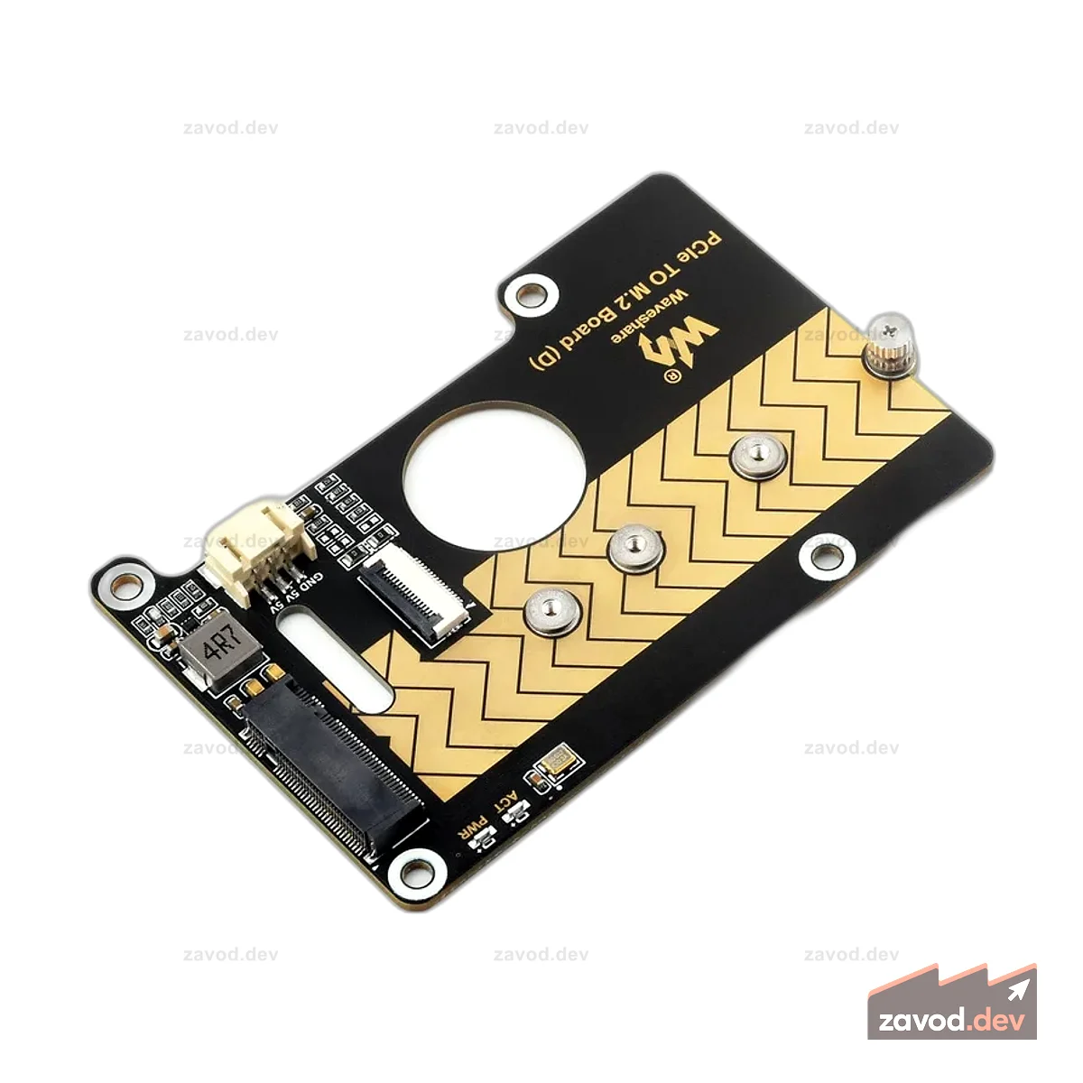 Плата адаптера M.2 (D) для Raspberry Pi 5