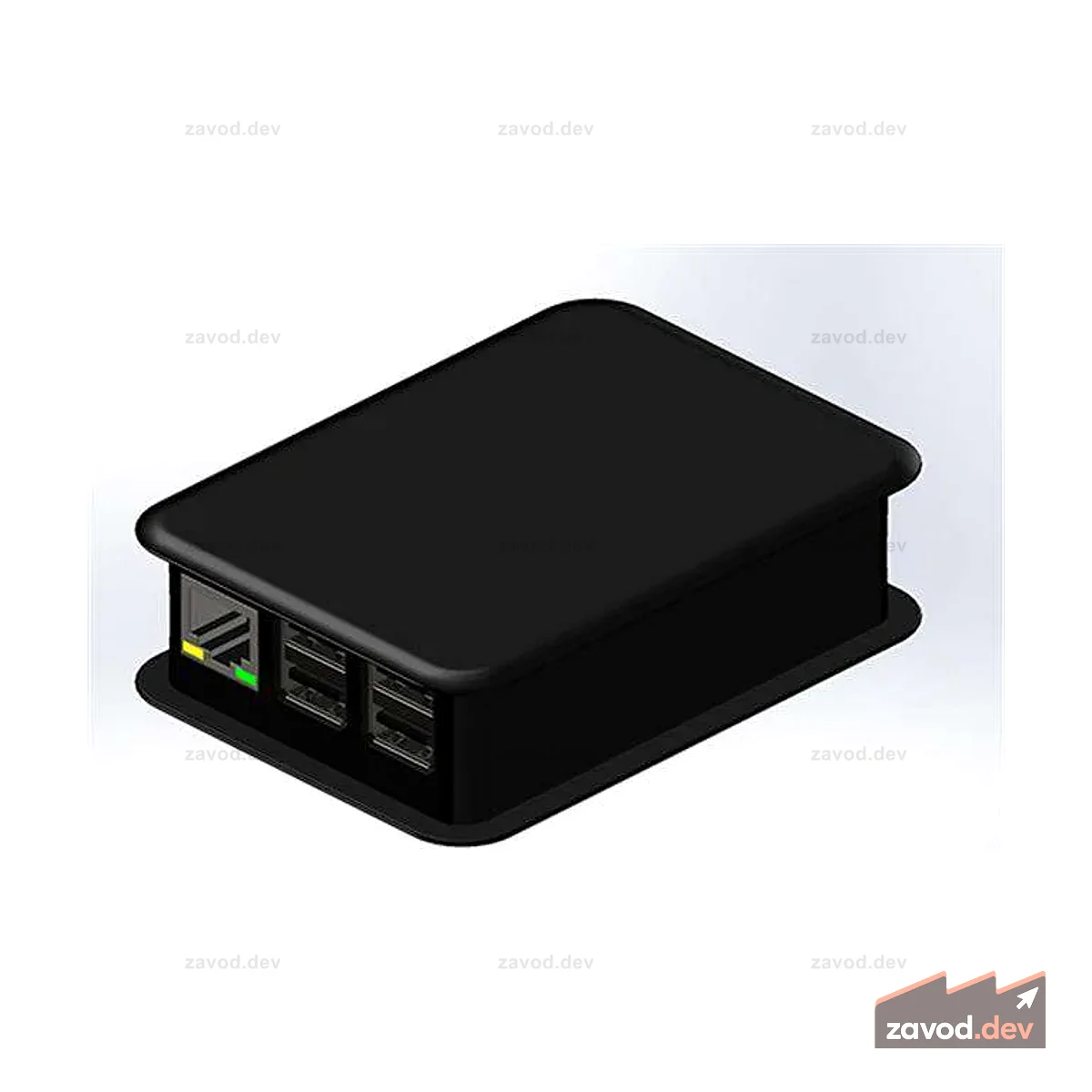 TEKO RASPBERRY PI2/PI3 B ENC BLK