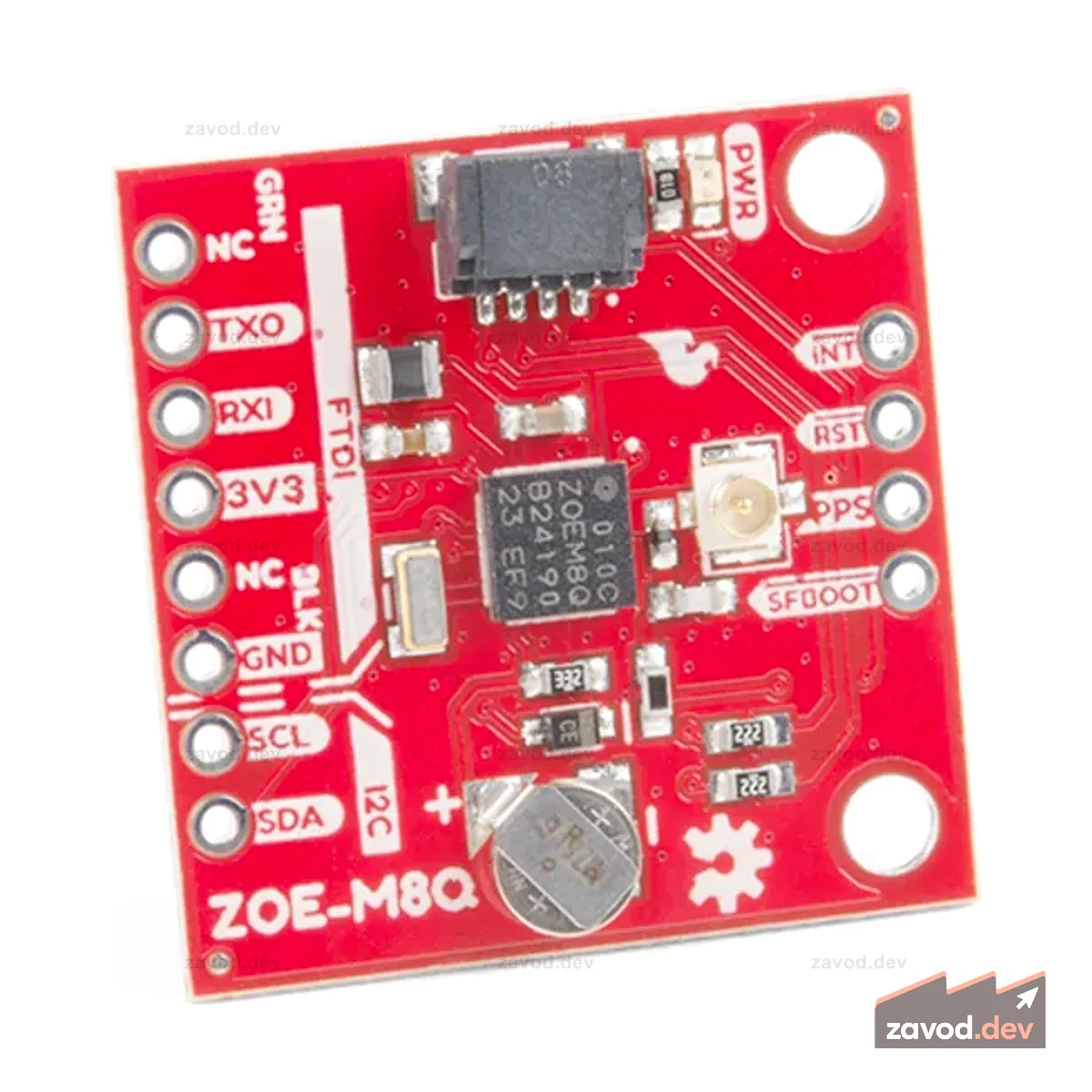 GPS-навигатор SparkFun — ZOE-M8Q (Qwiic)