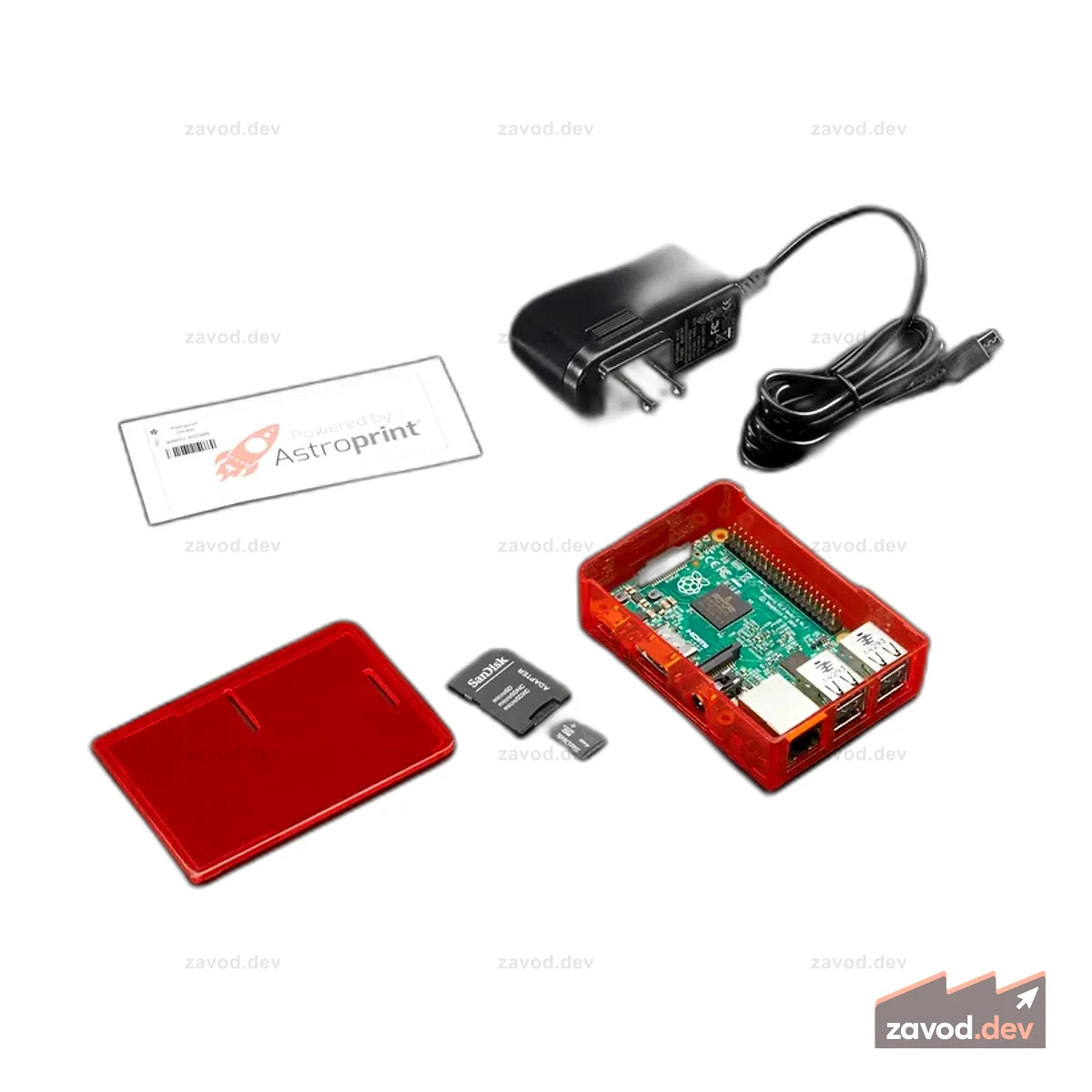 Пакет AstroBox — включает Raspberry Pi 2, модель B