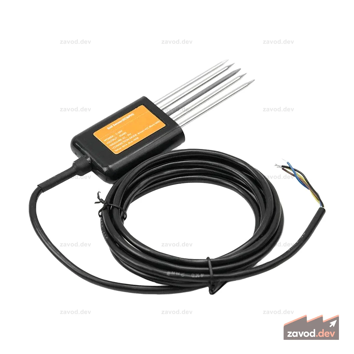 MODBUS-RTU RS485 Датчик мониторинга электропроводности и pH почвы (IP68, 5-30 В)