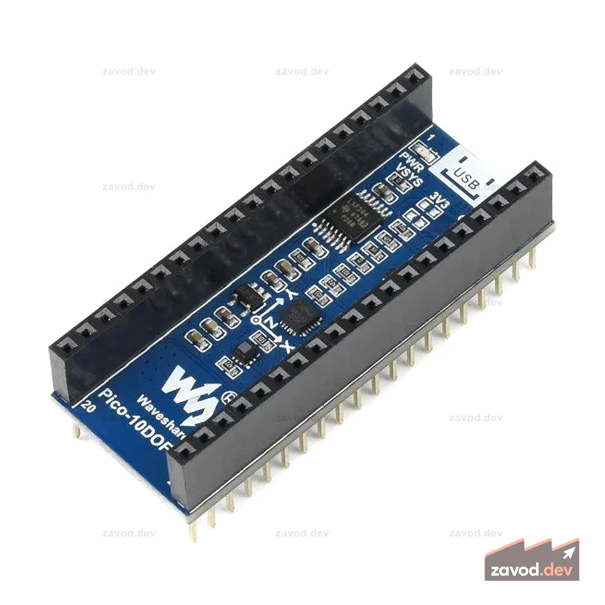 Raspberry Pi Pico 10-DOF IMU ICM20948 + LPS22HB