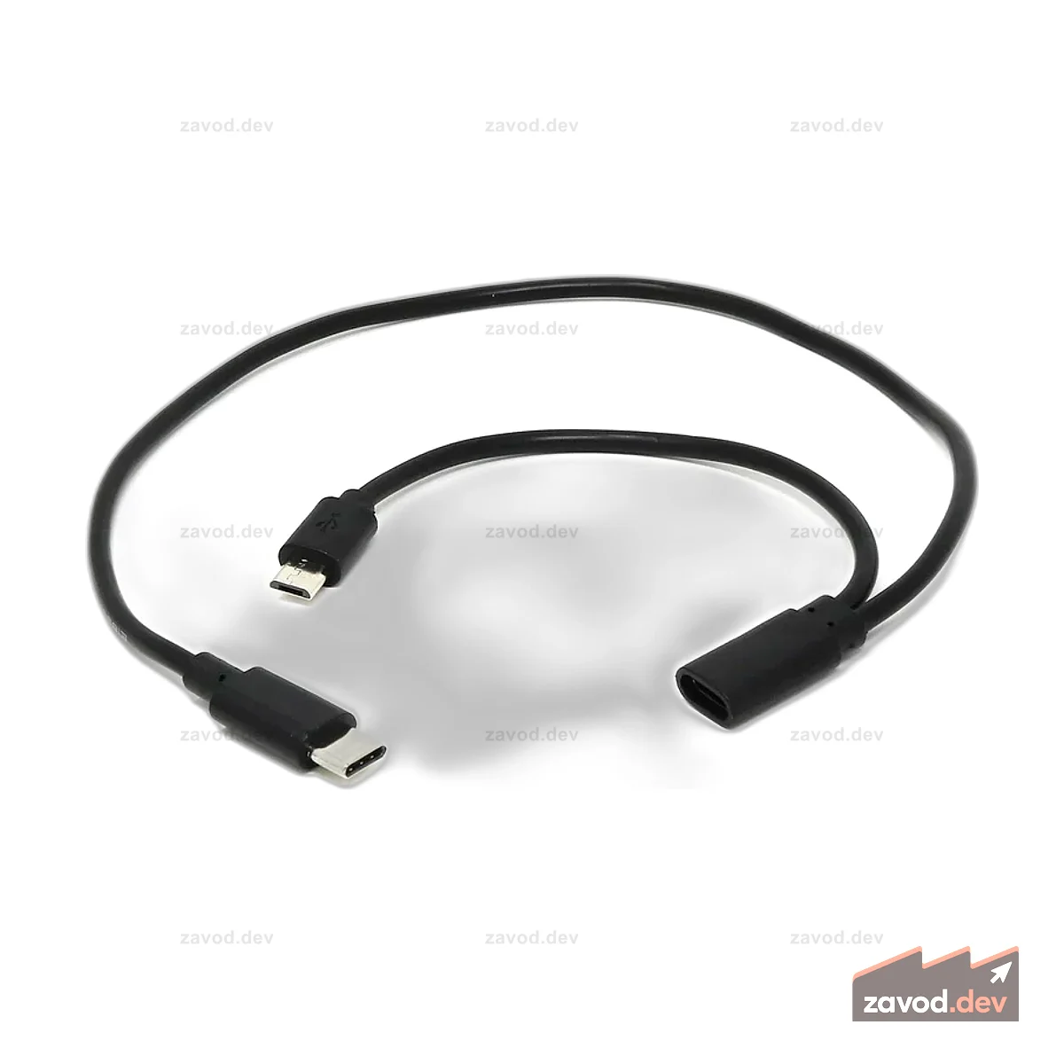Разветвитель питания USB-C для сенсорного дисплея Raspberry Pi