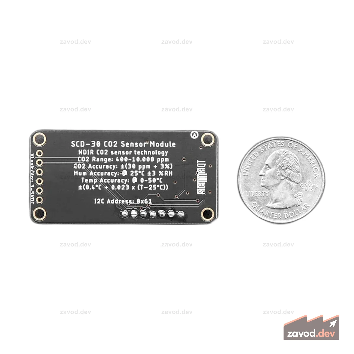 Adafruit SCD-30 - Датчик температуры и влажности CO2 NDIR STEMMA QT / Qwiic