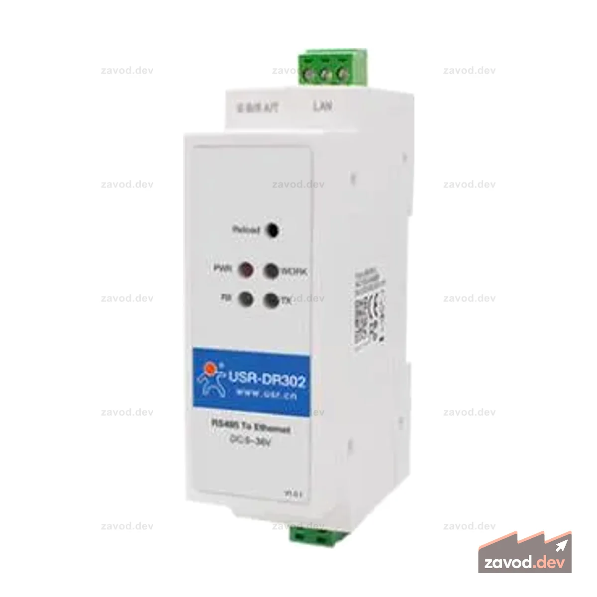 USR DR302 DIN RAL RS485-ETHERNET