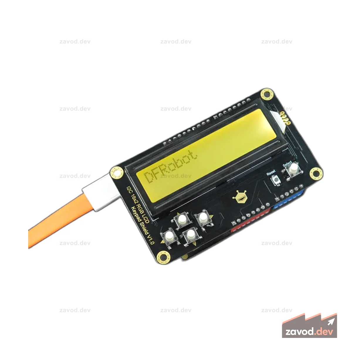 I2C RGB подсветка ЖК-модуля дисплея 16x2 для Arduino (черный текст)