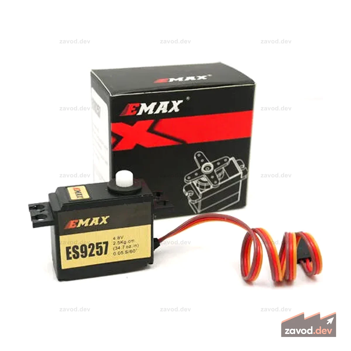 EMAX ES9257 2,5 кг и 0,05 с Micro Digital 3D хвостовой сервопривод
Сервопривод