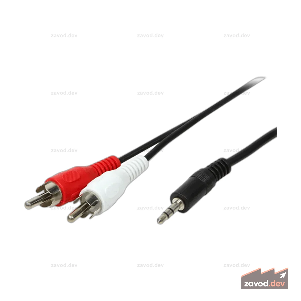Аудио кабель 1,5 м с разъемом 3,5 мм и 2 x RCA Stecker (LogiLink)