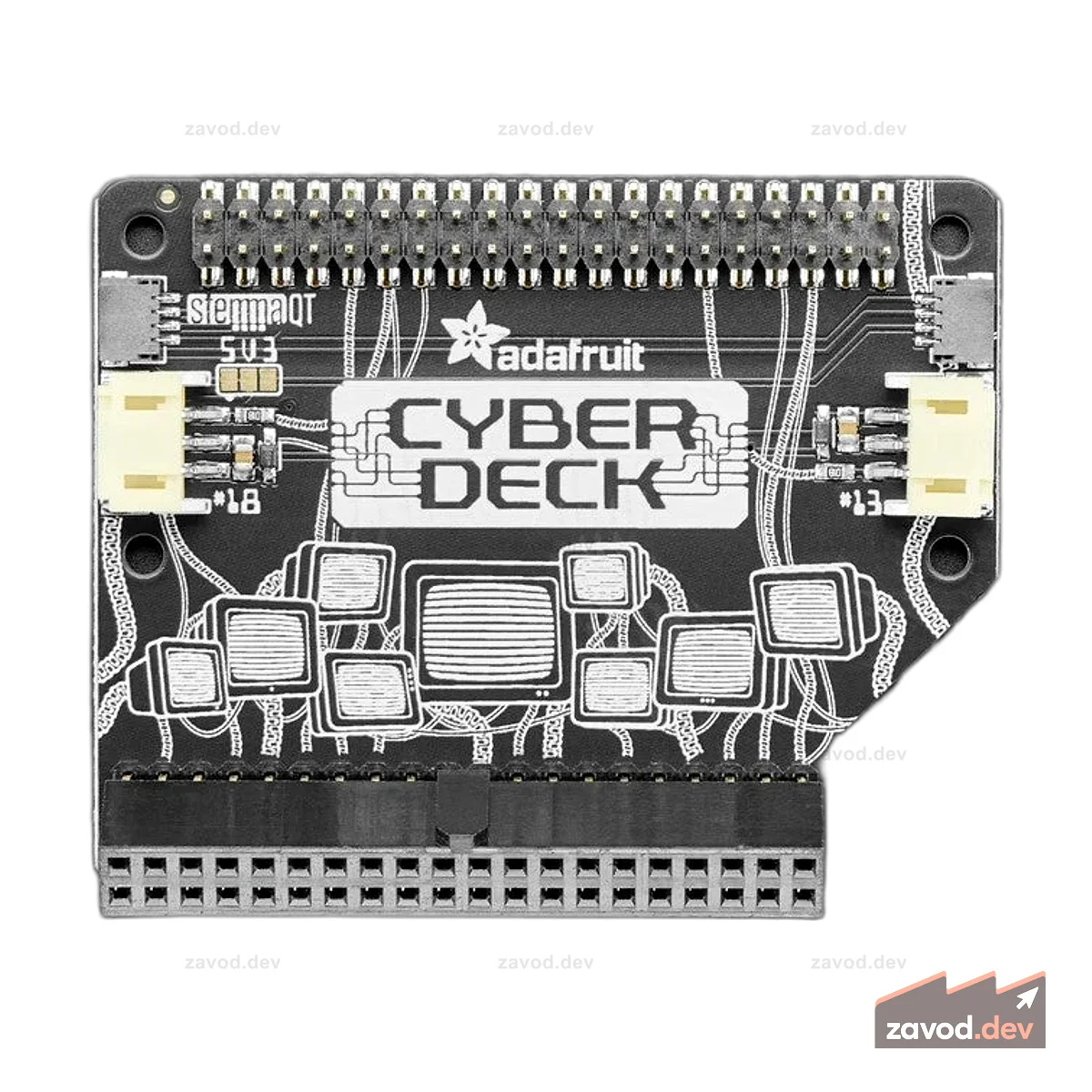 Adafruit Raspberry Pi 400 CYBERDECK Капот