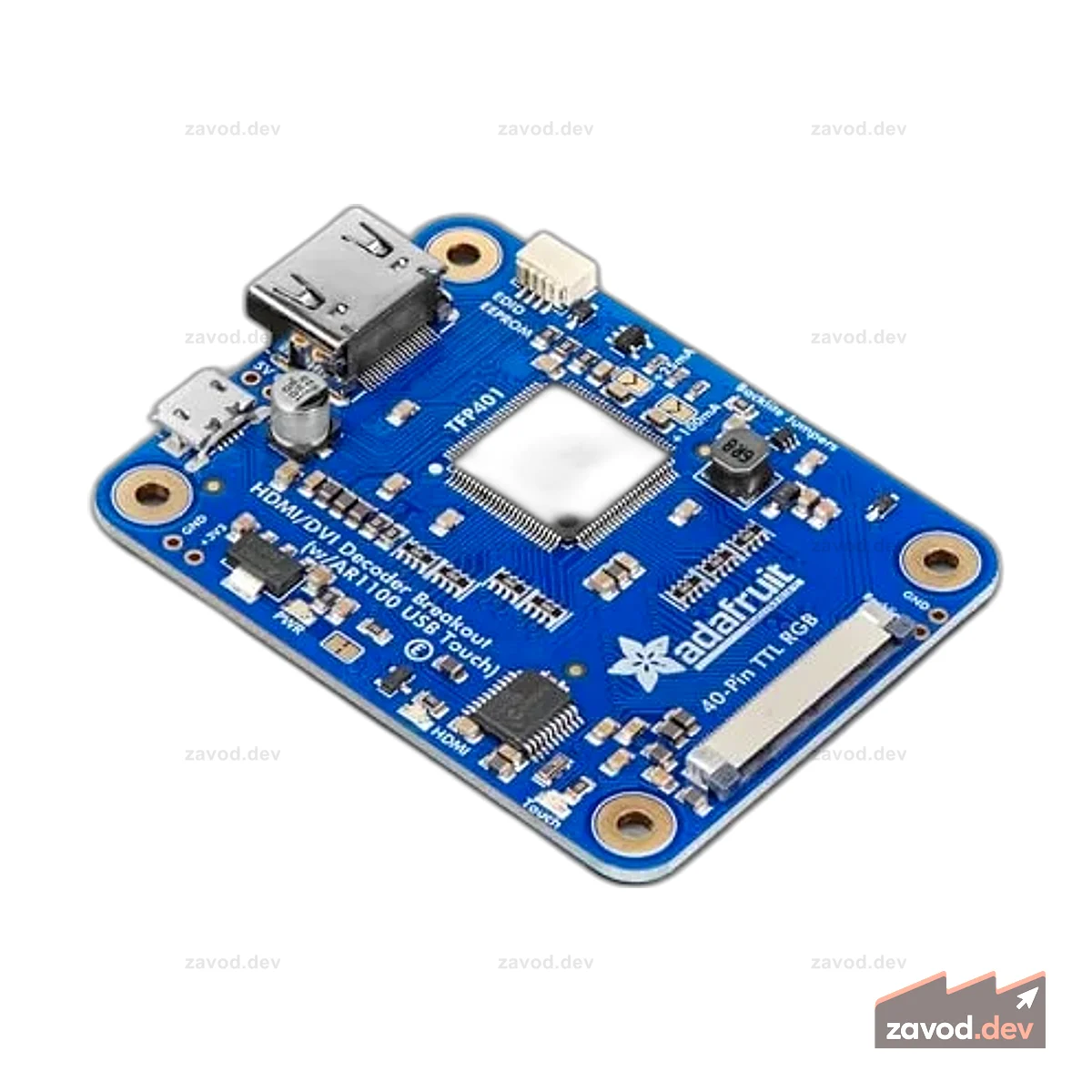 TFP401 Декодер HDMI/DVI с 40-контактным разъемом TTL — с сенсорным экраном