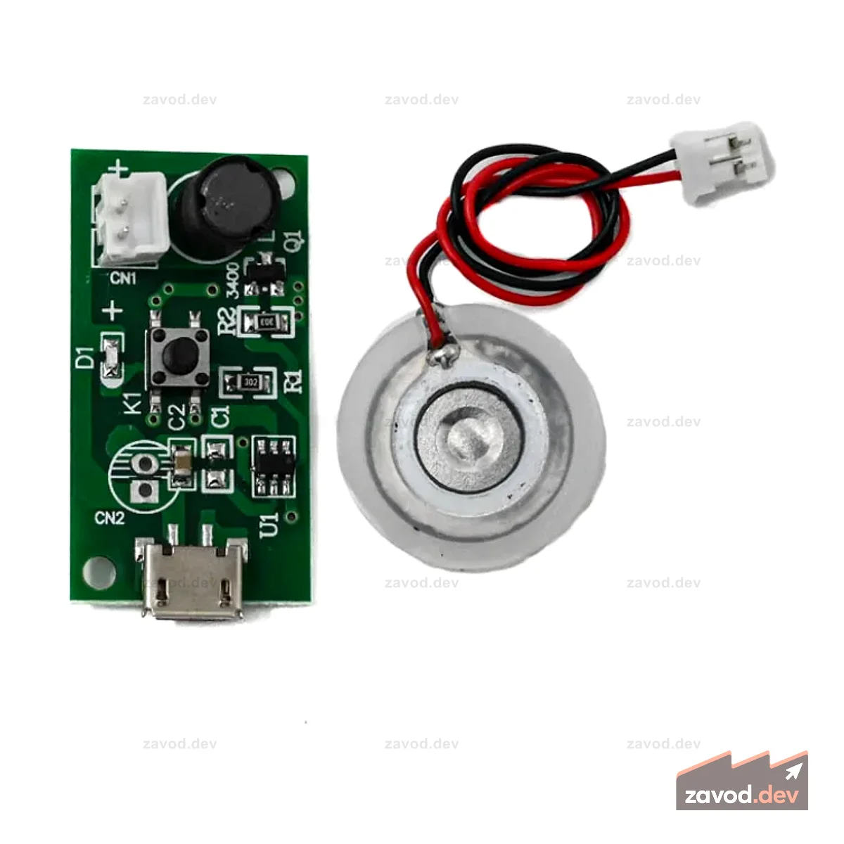 DC 5 В ультразвуковой увлажнитель воздуха USB-распылительный модуль DIY инкубационный эксперимент 108 кГц