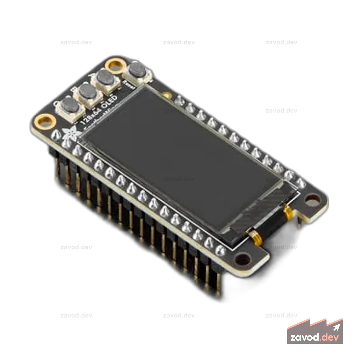 Adafruit FeatherWing OLED в сборе — надстройка OLED 128x64