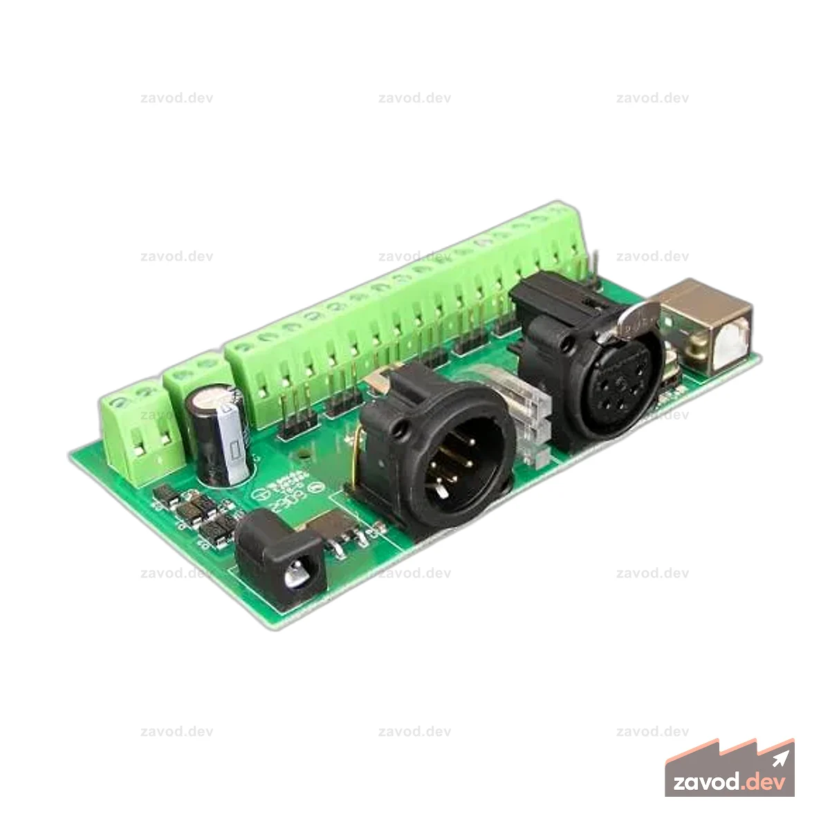 DMX-USB-RX-D8 DMX512, 8-канальный модуль цифрового вывода