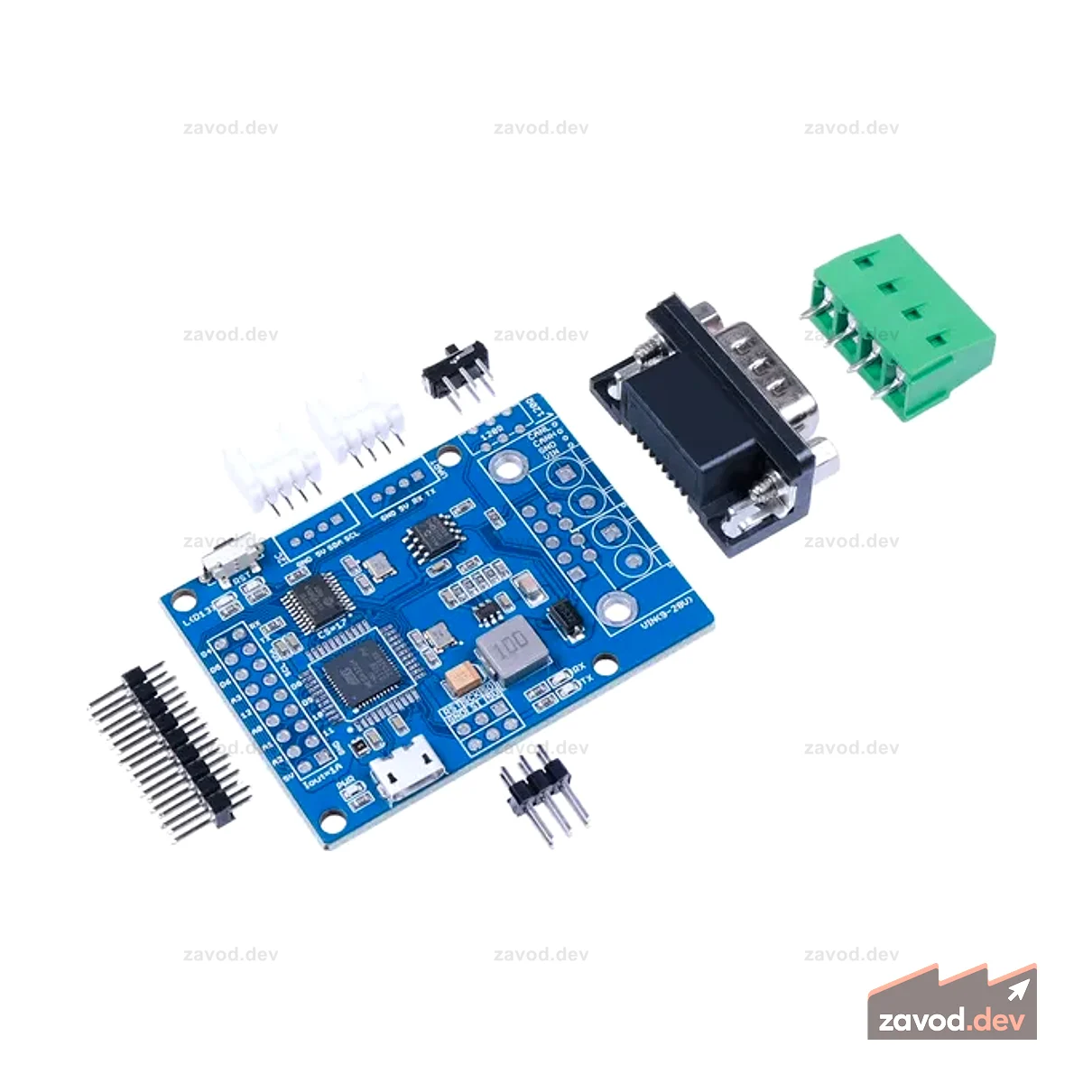 CANBed - Комплект разработки CAN-BUS для Arduino (ATmega32U4 с MCP2515 и MCP2551)