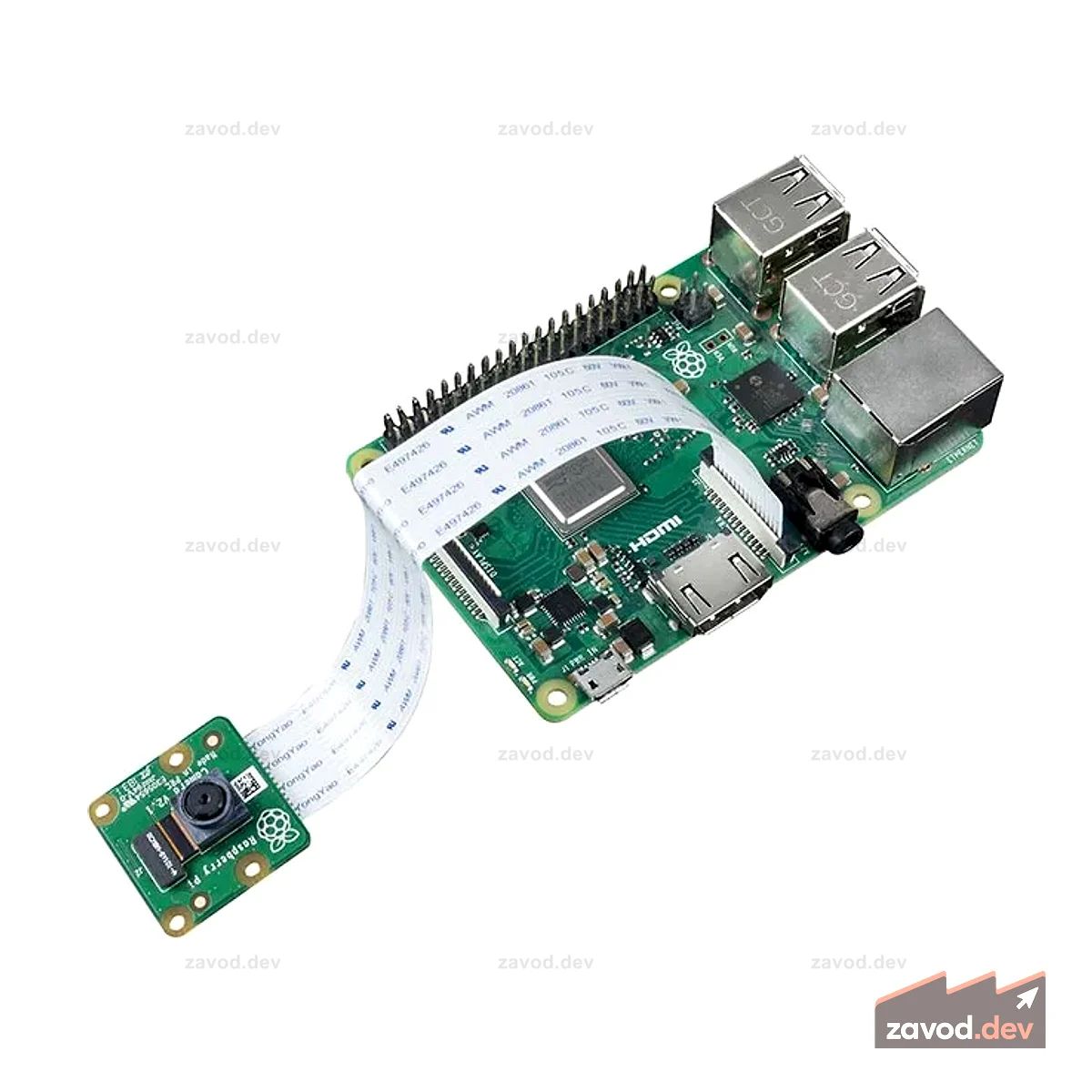 8-мегапиксельная плата камеры v2 для Raspberry Pi 5/4/3B+/3B/Zero 2 w