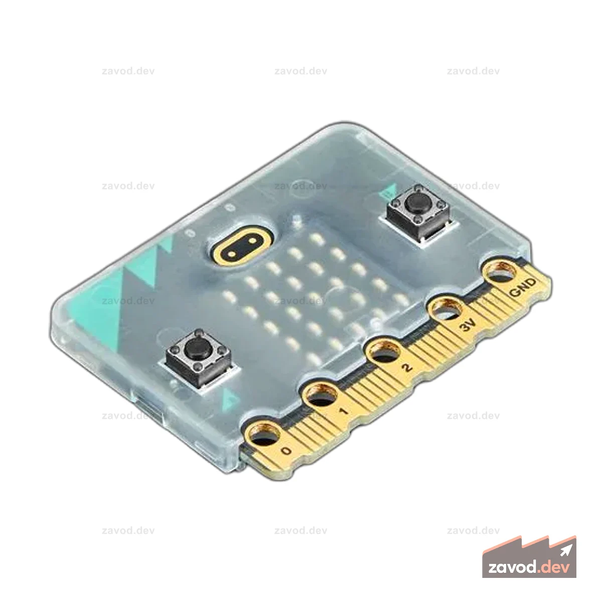Чехол micro:bit для V2 micro:bit - полупрозрачный