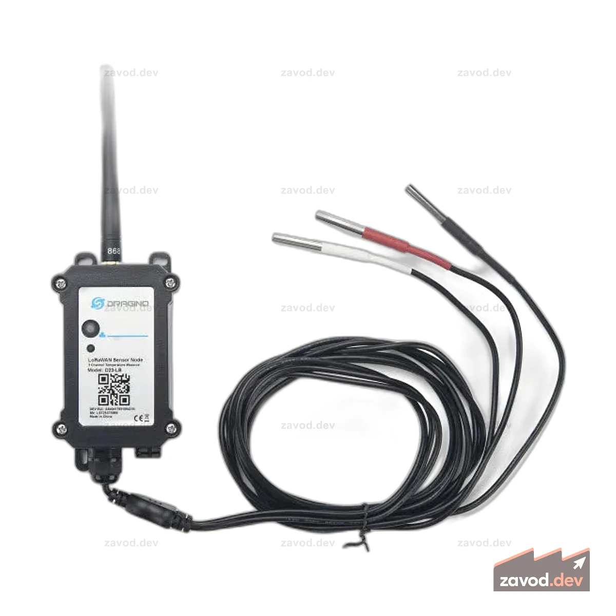 Dragino D23-LB-EU868 LoRaWAN Наружный датчик температуры с 3x DS18B20-Sonden